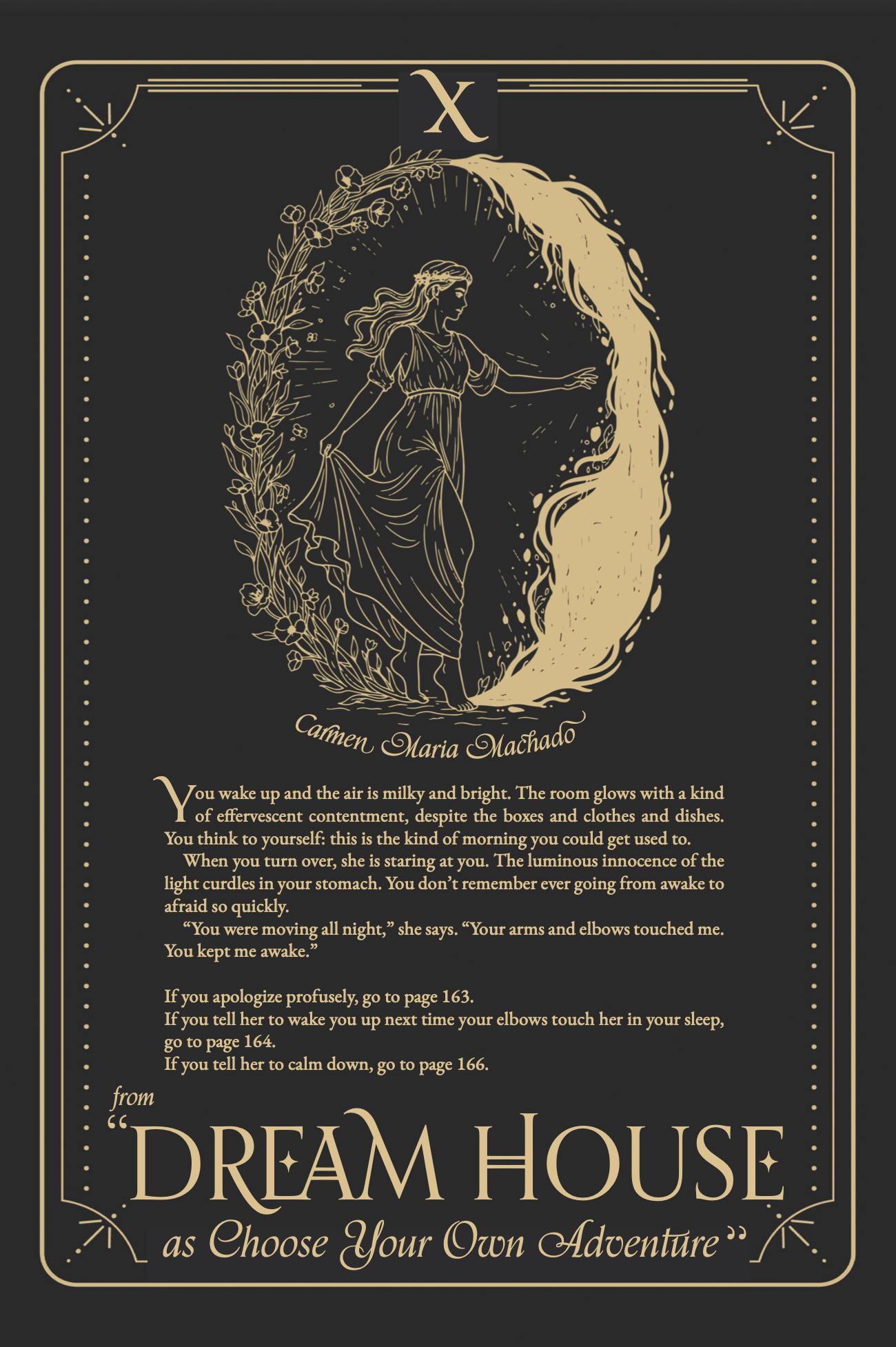 Carmen Maria Machado Broadside designed by Anastasia Amelkina.